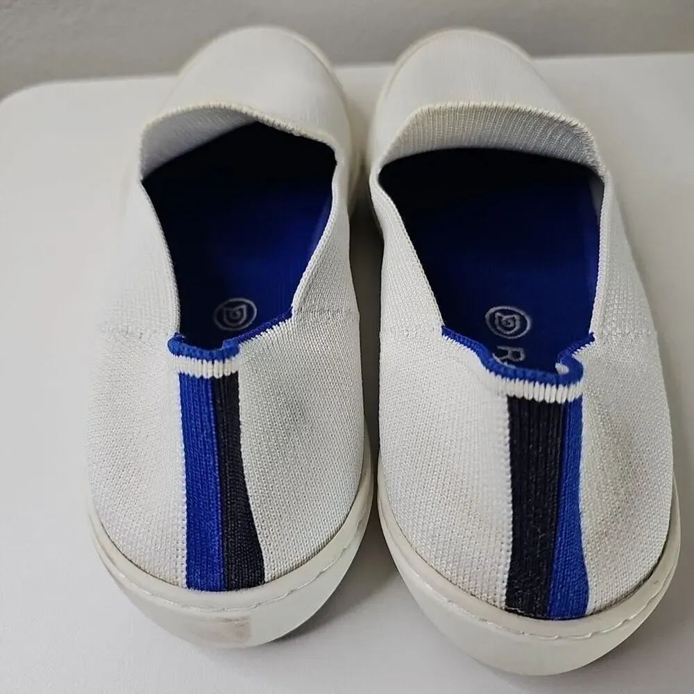 Rothy's Women's White The Original Slip On Round Toe Sneaker‎ Shoes Size 8